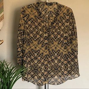 Women’s Plus Sheer Top 3X by A.N.A.